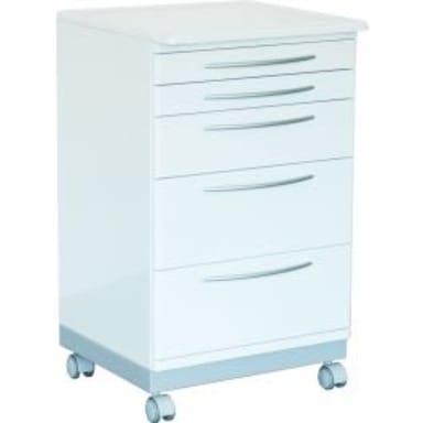 Zilfor rijdbare kastenunit PRT5 met wit keramisch bovenblad