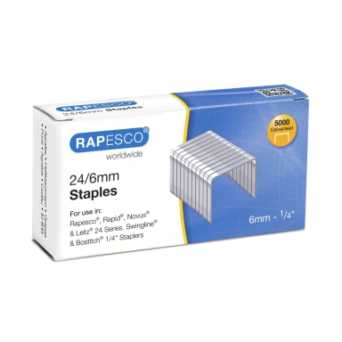 Rapesco staples 24/6 mm 5,000 pieces