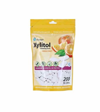 Hager & Werken Xylitol Chewing Gum Refill Fresh Fruit