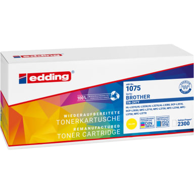 edding toner compatible with Brother TN-247Y yellow