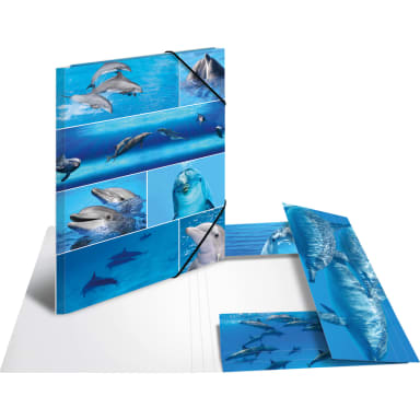 HERMA document folder A3 dolphins