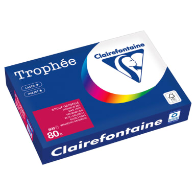 Clairefontaine copy paper A4 80 g 500 sheets cherry red