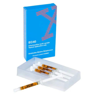 Biodent EC40 Chlorhexidine Lak Varnish Spuitjes (4x1,2 ml)