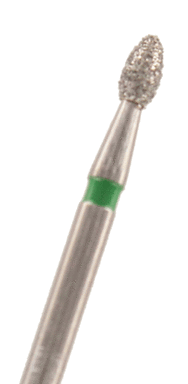 Diamant Eiform Körnung: Grün (grob, 1 Packung á 5 Stück)