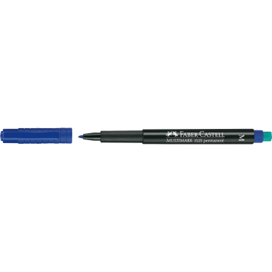 Faber-Castell CD/DVD marker MULTIMARK with eraser blue
