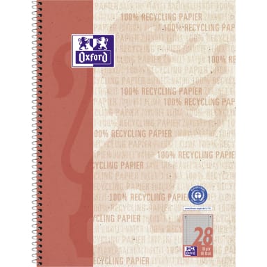 Oxford notepad A4+ 90 g 80 sheets squared 4-hole punched