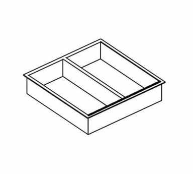 MEDIADENT Lade-inzetstuk V12E-80 (2 stuks)