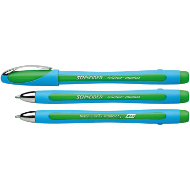 Schneider ballpoint pen Slider Memo XB 1 mm green