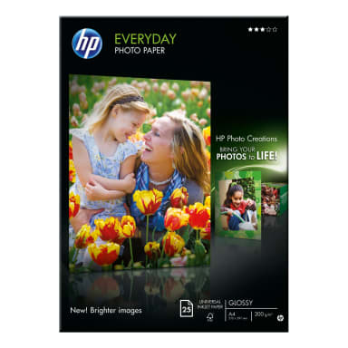 HP photo paper Everyday A4 200 g 25 sheets white