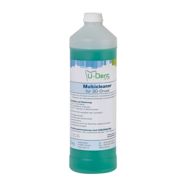 U-Dent Multicleaner for 3D printing, pack size: 4 x 1 litre