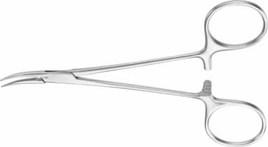 Mosquito Klemme Micro 125mm gebogen.St