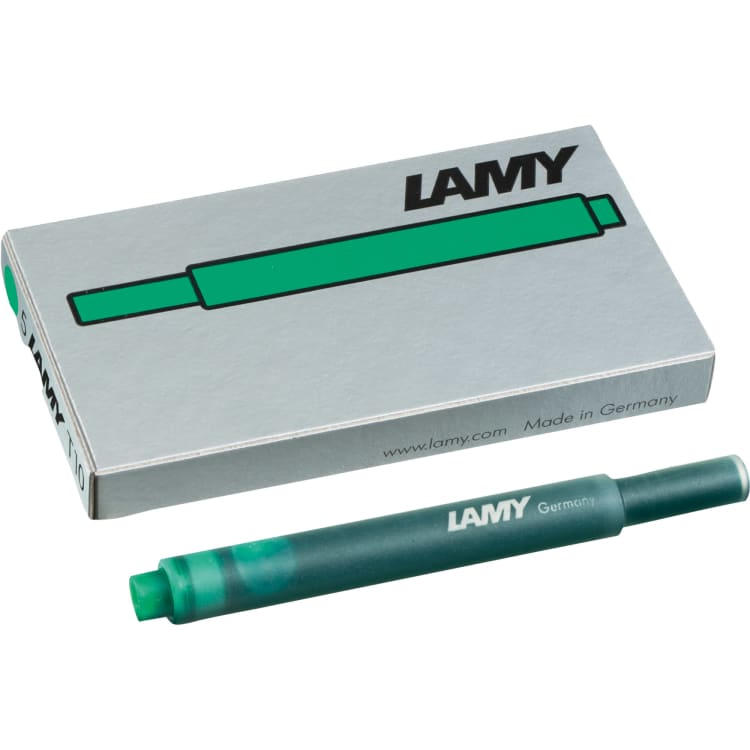 Lamy ink cartridge T10 5 pieces green