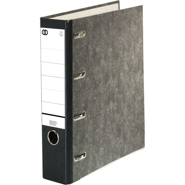 Soennecken oeco double binder 2x A5 landscape 75 mm black