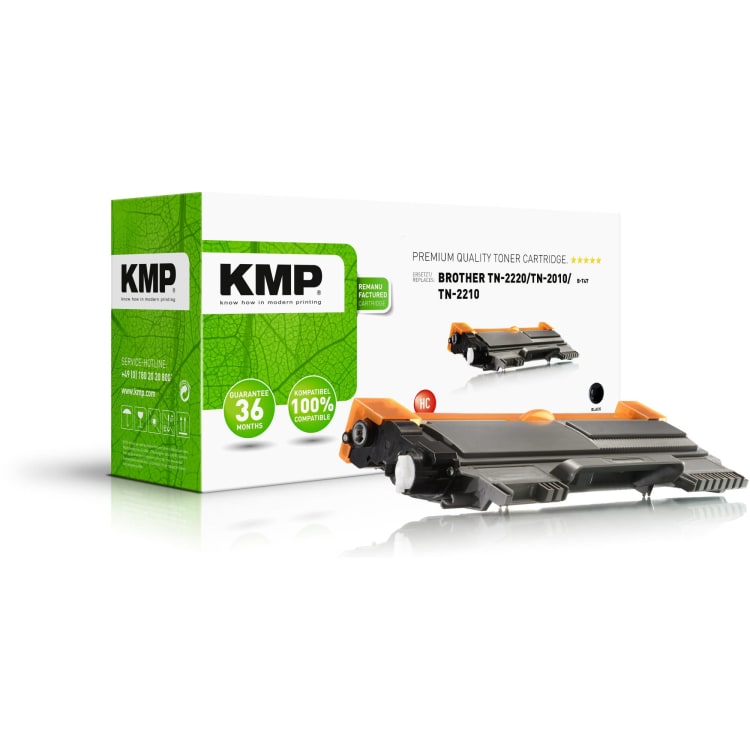 KMP toner B-T47 compatible with Brother TN2220 2,600 pages black