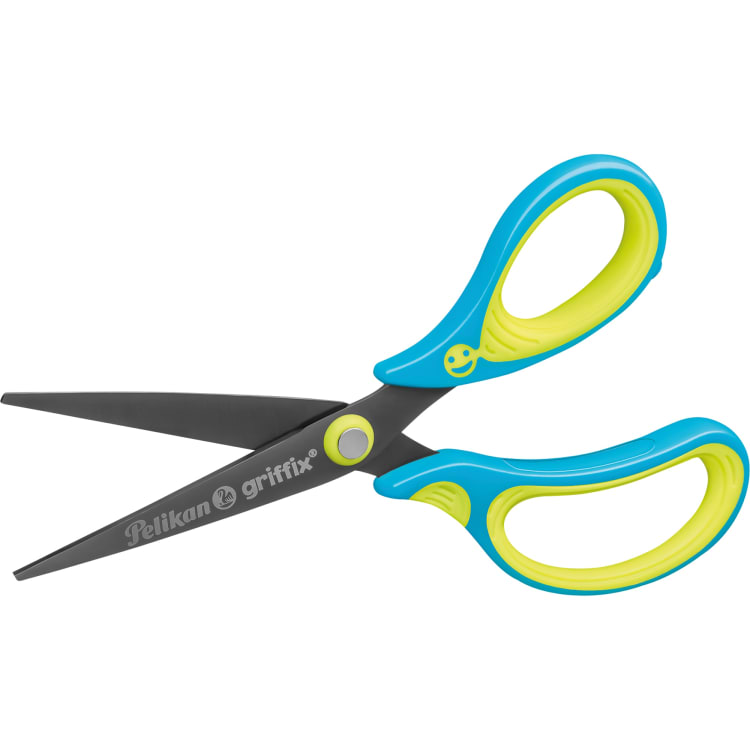 Pelikan school scissors griffix SC1BRS RH Neon Fresh Blue