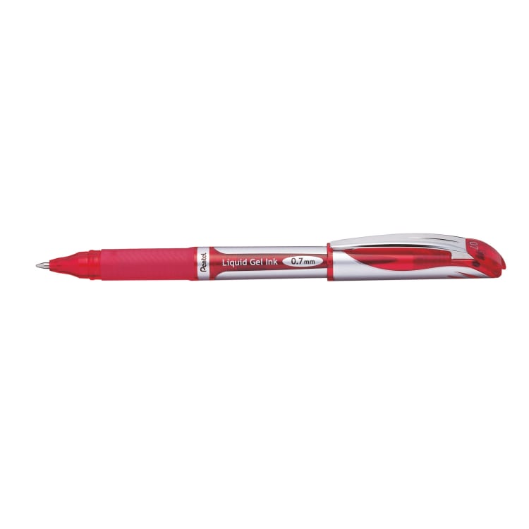 Pentel gel pen EnerGel 0.35 mm capped refill red