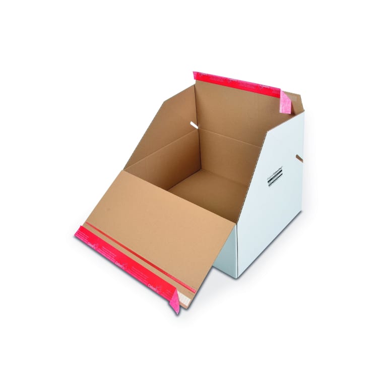 ColomPac shipping box Premium self-adhesive Blitzboden white
