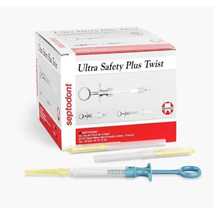 Septodont Ultra Safety Plus Twist 27G 21 mm + Handvat (100 st.)