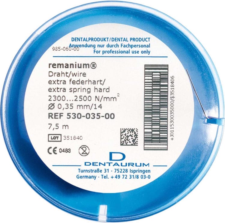 Remanium Draht extra-fh 0,35 Rl