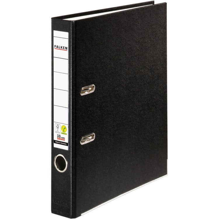 Falken ring binder S50 A4 50 mm PP black