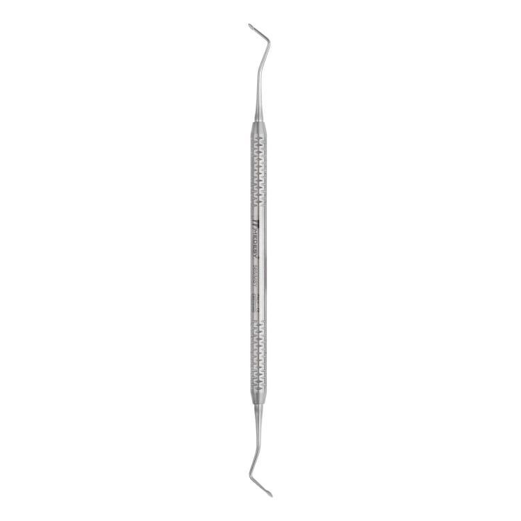 Retraction cord plugger, round with serration