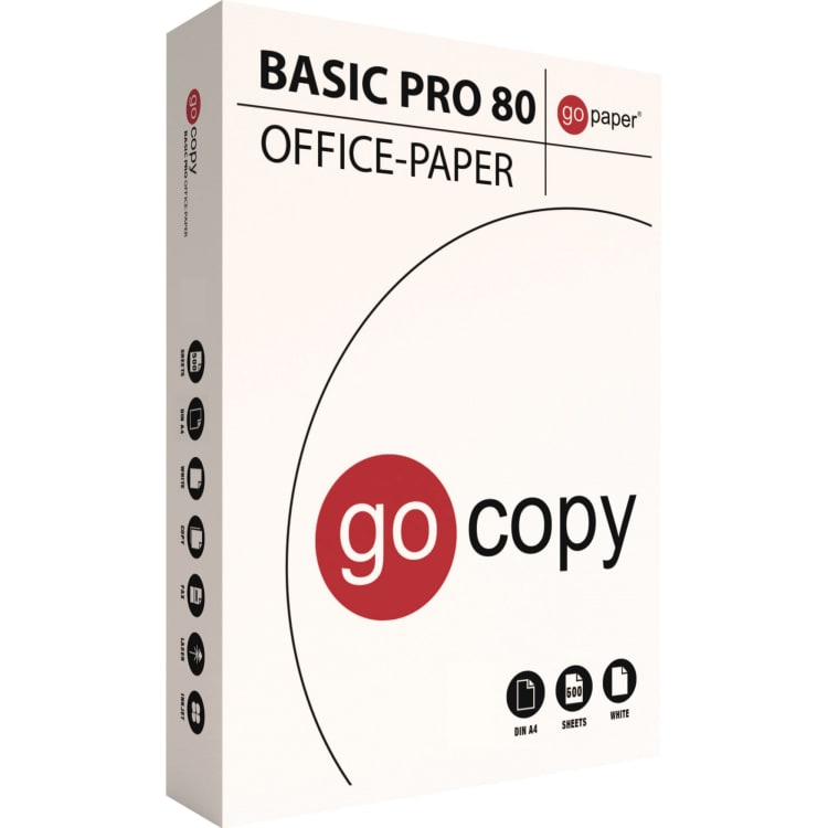 go copy Kopierpapier BASIC PRO DIN A4 70 g 500 Blatt weiß