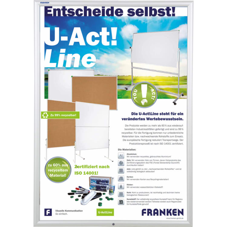 Franken snap frame 65.6x90.3x1.7 cm aluminium
