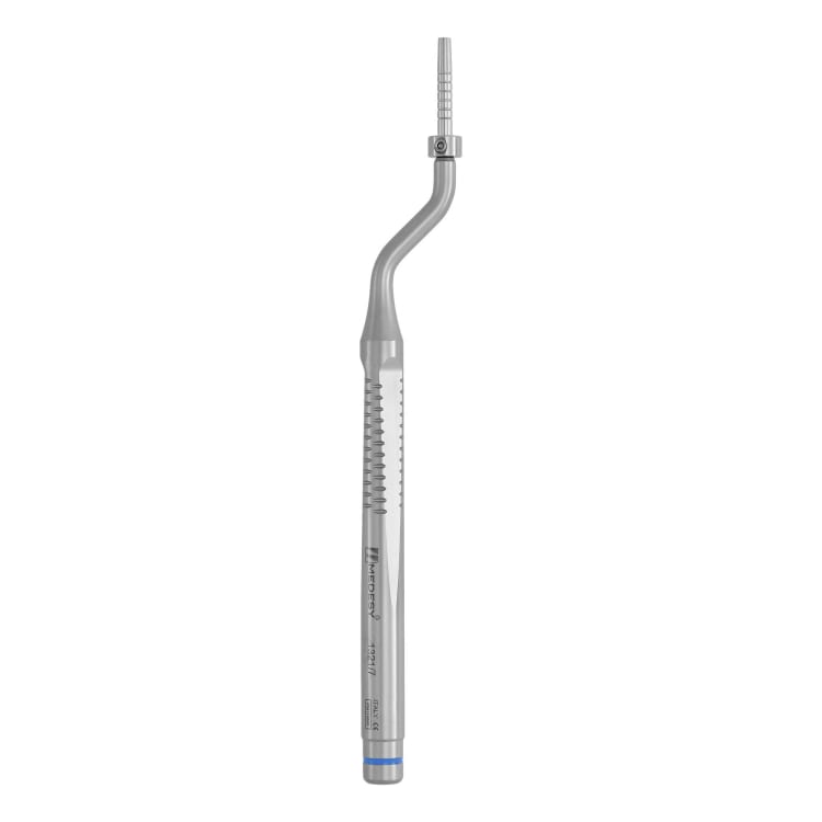 Osteotome with stop, bayonet, concave ø 2.7 / 3.2 mm