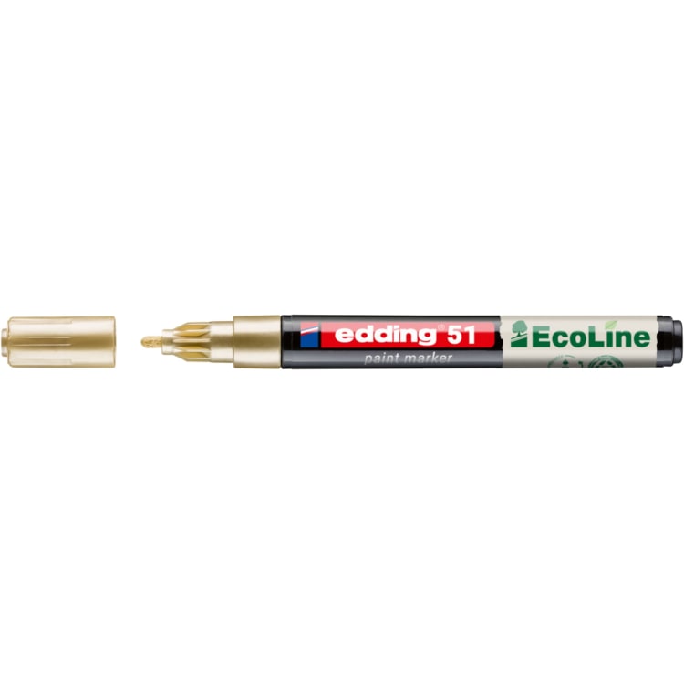edding paint marker EcoLine 1-2 mm bullet tip gold