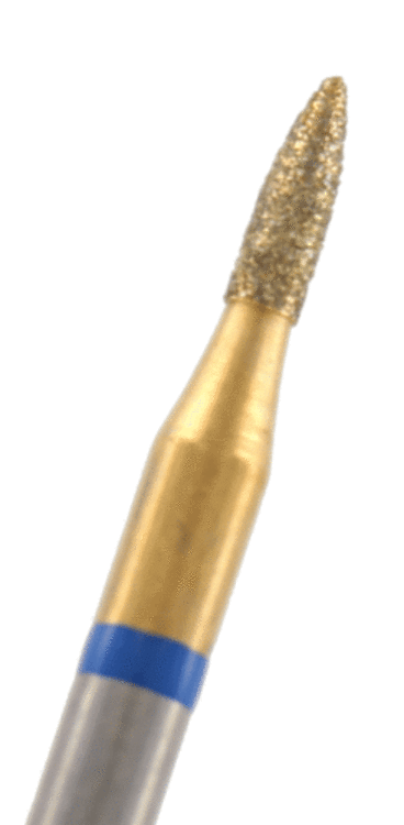 GOLD-Diamant Flamme Körnung: Blau (standard, 1 Packung á 5 Stück)