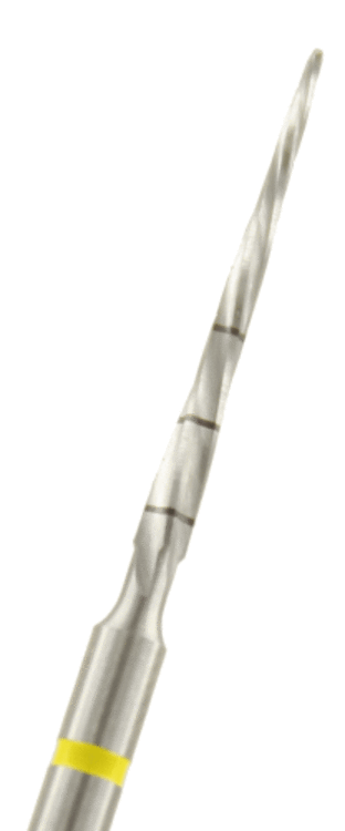 Vorbohrer für Glas- Quarzfaserstifte gelb (1 Packung á 1 Stück)