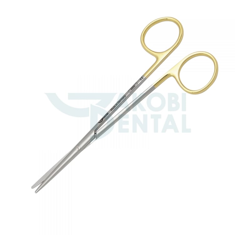 Surgical scissors Metzenbaum S 5054, 140mm, straight, rounded tips, TC, stainless steel