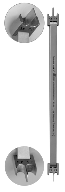 Bracket Positioner, both sides movable .018"
