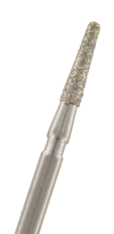 Diamant konisch rund Körnung: Blau (standard, 1 Packung á 5 Stück)