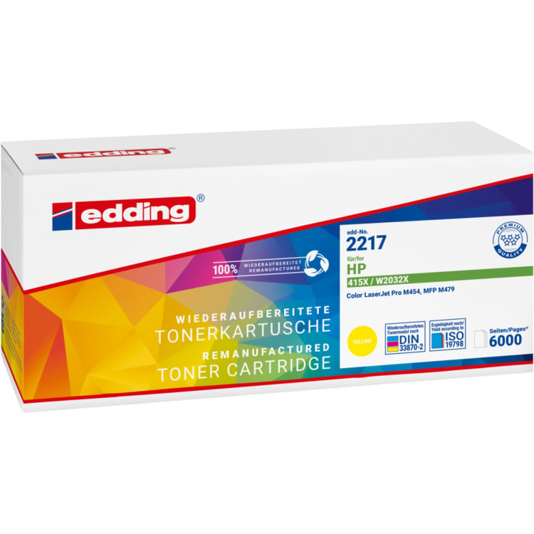 edding toner compatible with HP W2032X yellow