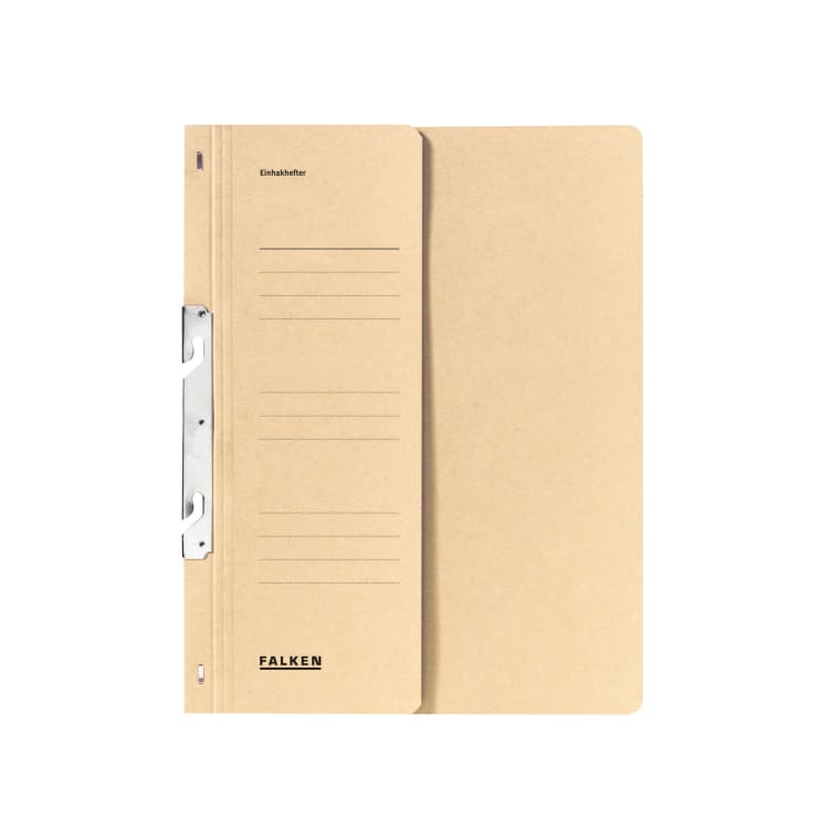 Falken hook-on file A4 half cover commercial binding chamois