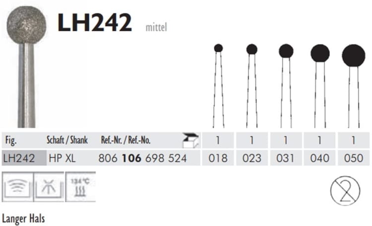 HNO-Diamant LH 242 027 x-lang