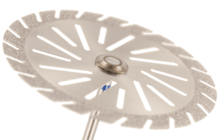 Gipstrennscheibe (0.35 mm) Körnung: Blau (standard, 1 Packung á 1 Stück)