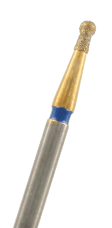 ZD-Diamant Kugel mit Ansatz Körnung: Blau (standard, 1 Packung á 5 Stück)