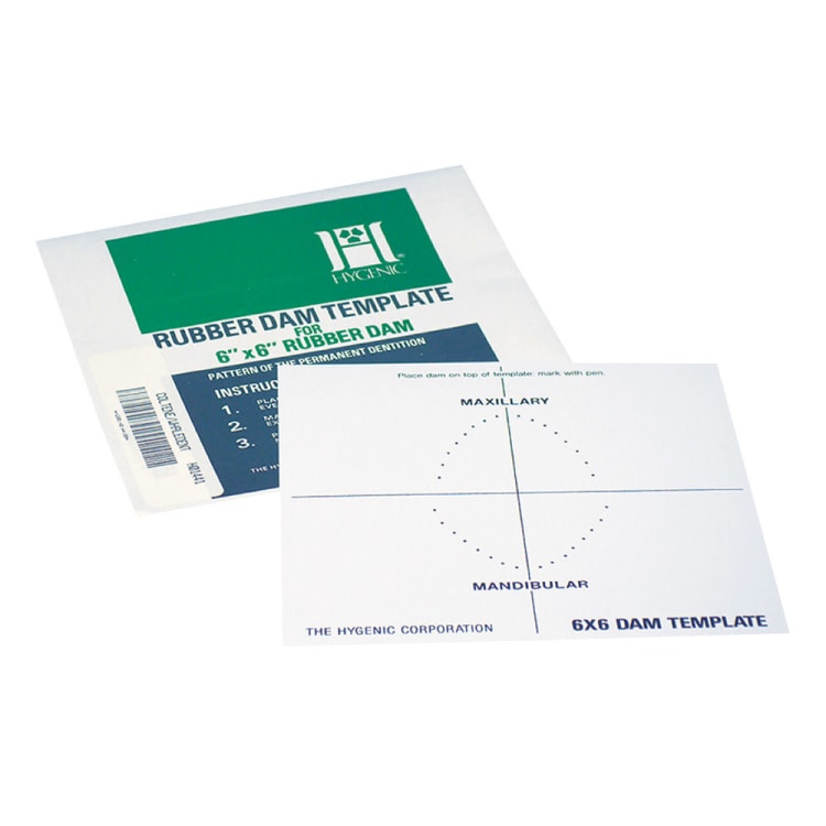 Kofferdam Schablone f.152mm Hyg