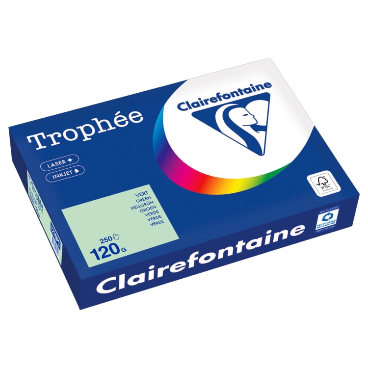 Clairefontaine copy paper A4 120 g 250 sheets light green