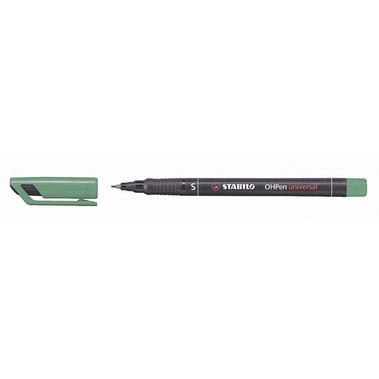 Stabilo OHP marker OHPen S 0.4 mm permanent green