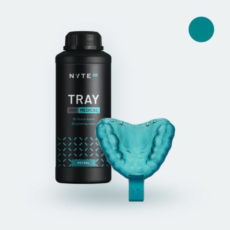 PREMIOprint NYTE3D 3in1 petrol 1000g (Individual Impression Trays)