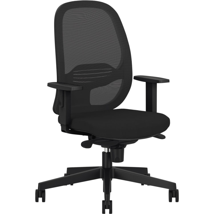 NowyStyl office swivel chair Eggy armrest black/black