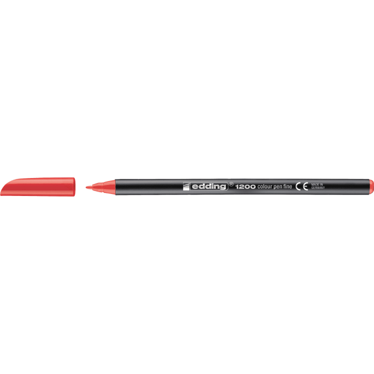 edding Fasermaler 1200 colourpen rot