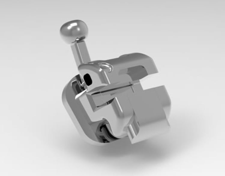 Morrow E Standard Torque selbstligierendes Bracket .022 Kit 5-5 mit Häkchen 3