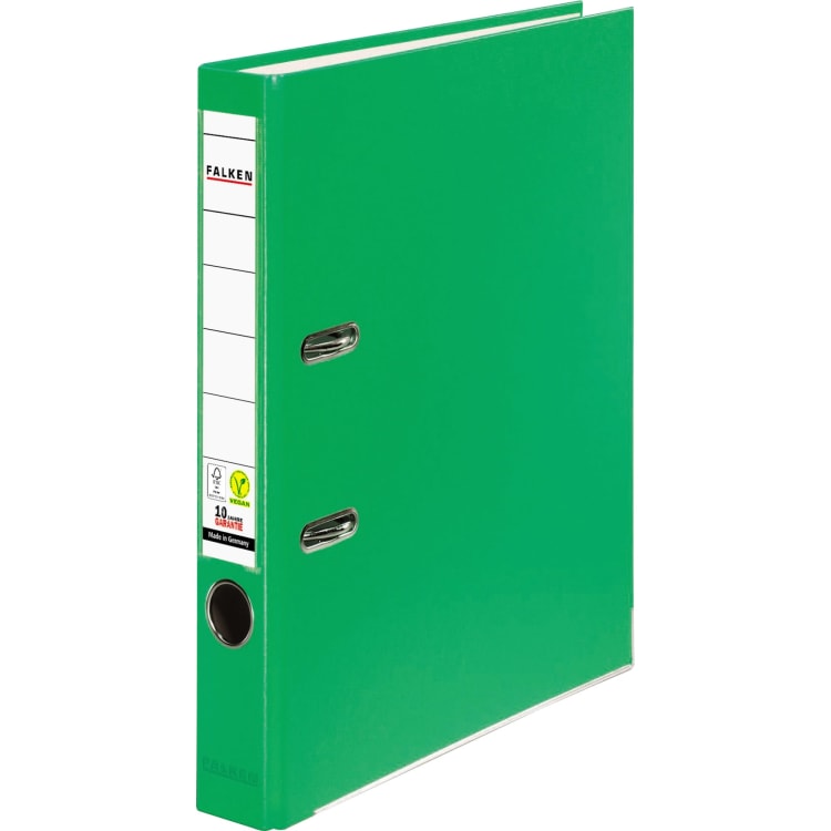 Falken ring binder S50 A4 50 mm PP light green