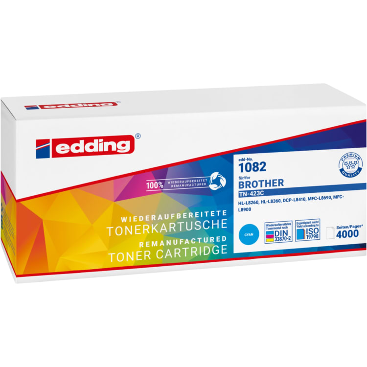 edding toner compatible with Brother TN-423C cyan