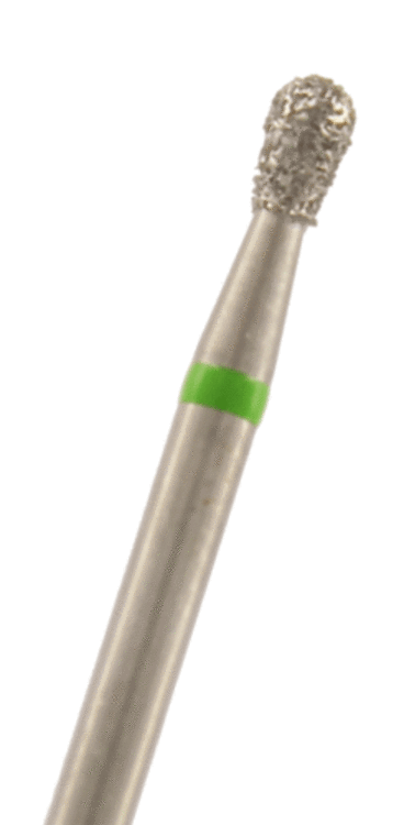 Diamant Birne Körnung: Grün (grob, 1 Packung á 5 Stück)