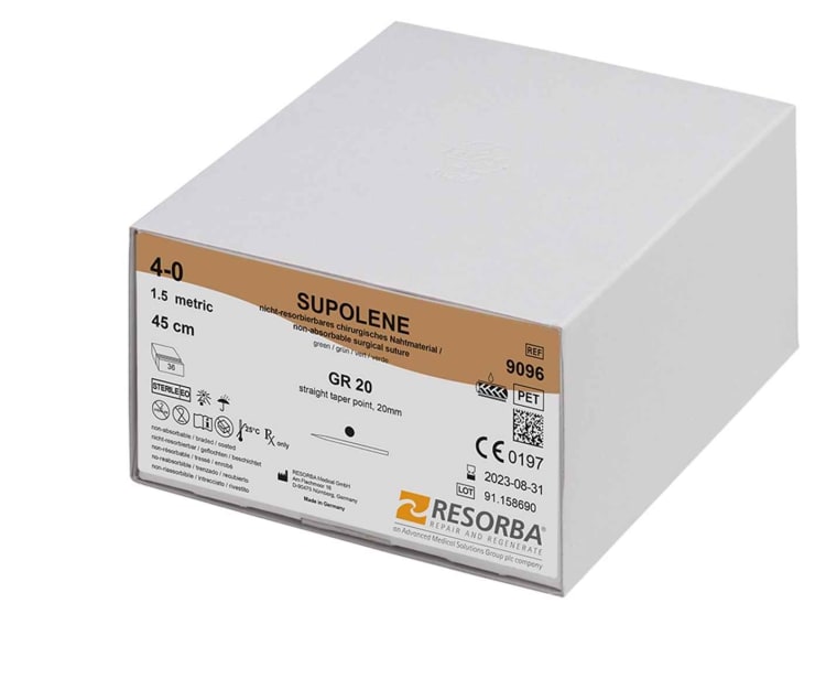 Supolene grün gefl.4/0 HR17 3Dtz